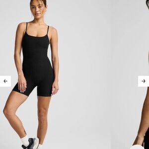 Beyond yoga Spacedye Keep Pace Biker Jumpsuit darkest night M